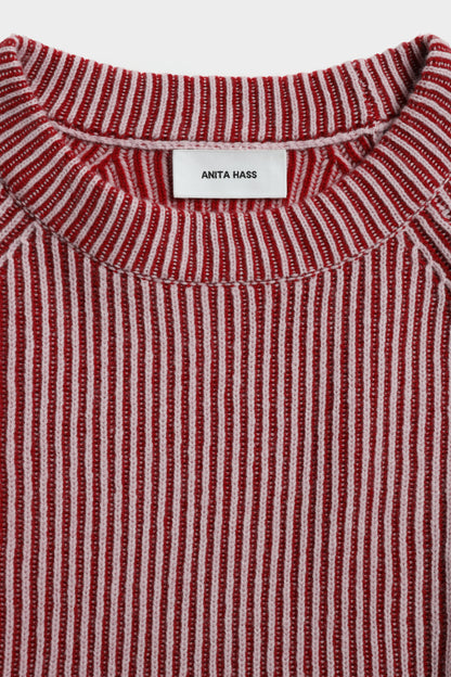 Pullover Two Tone in Rot/RosaAnita Hass - Anita Hass