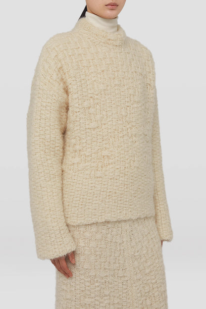 Pullover in ChalkJil Sander - Anita Hass