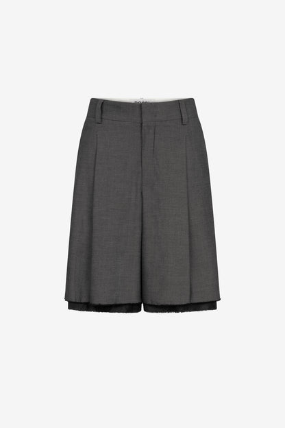 Romi Cool Wool Bermudas in gray