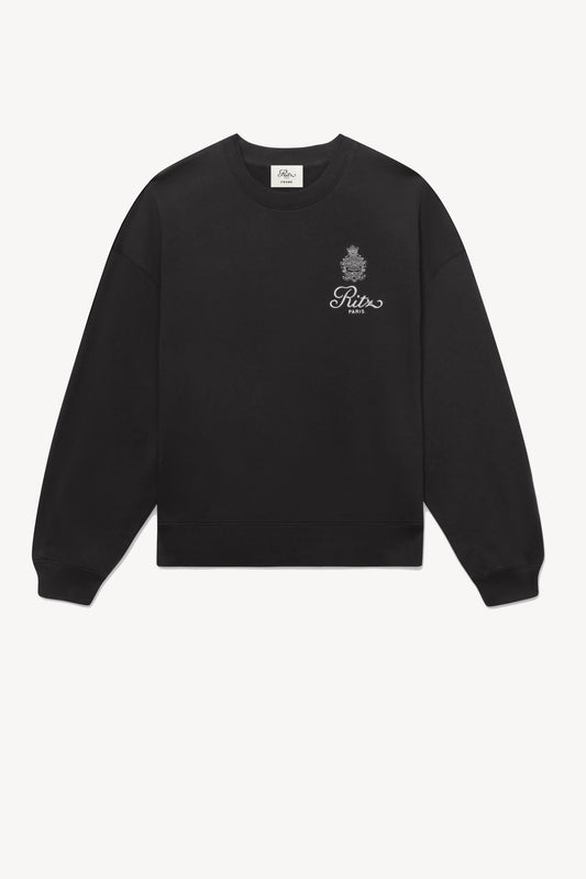 Sweatshirt Late Check in Black