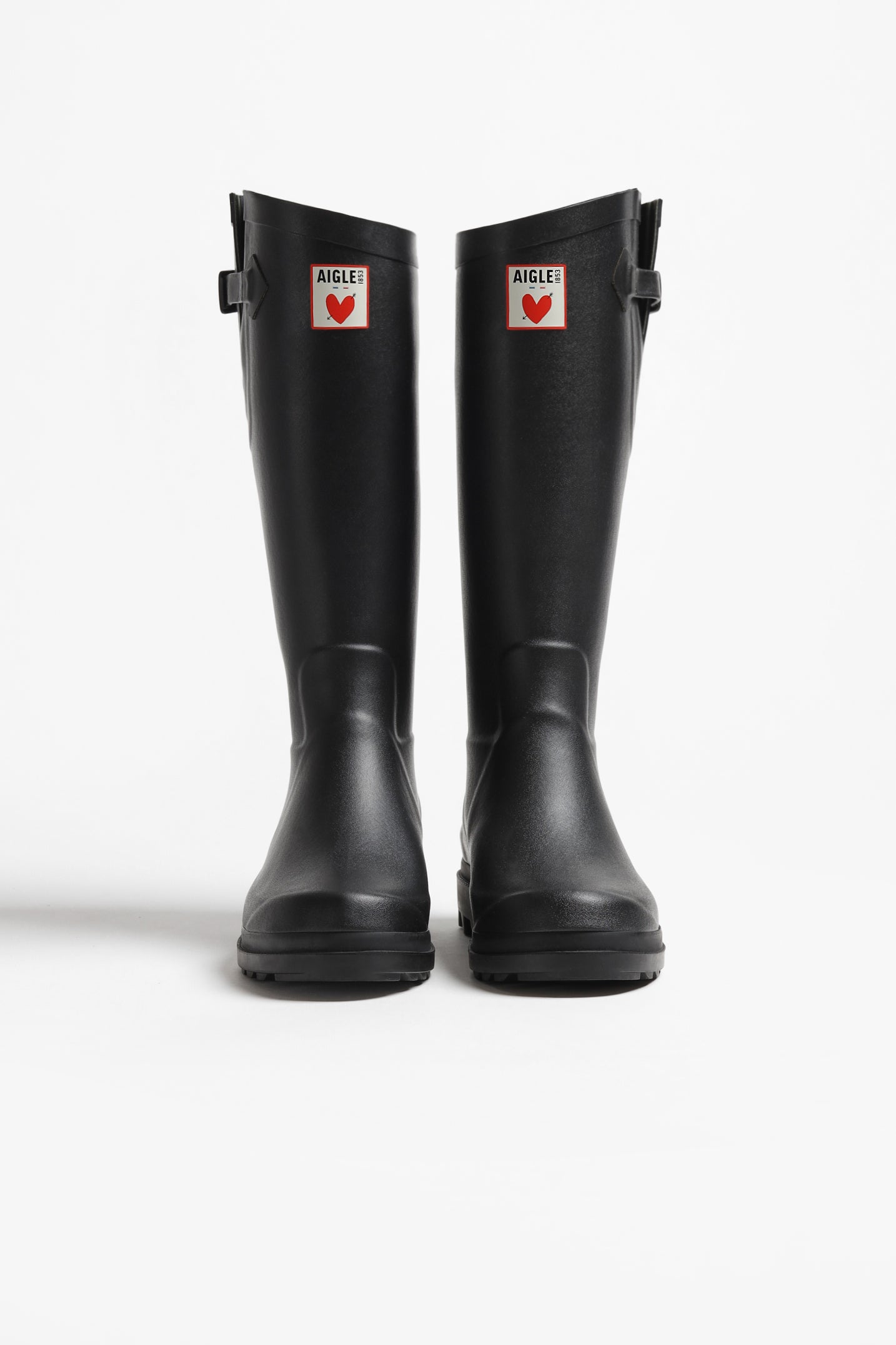 Regenstiefel 'Heart' in SchwarzAigle x Anita Hass - Anita Hass