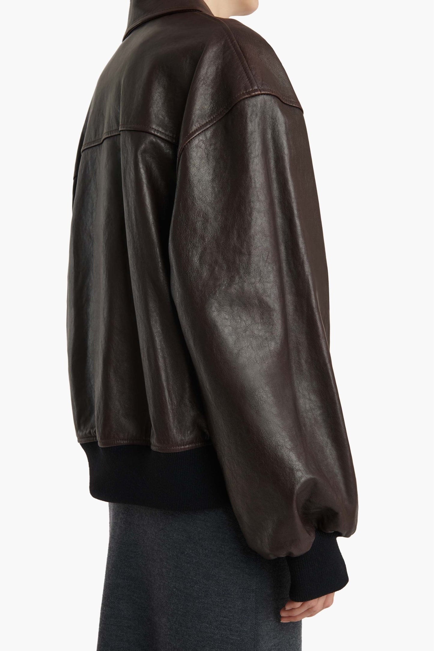 Lederjacke Shelman in Dark BrownKhaite - Anita Hass