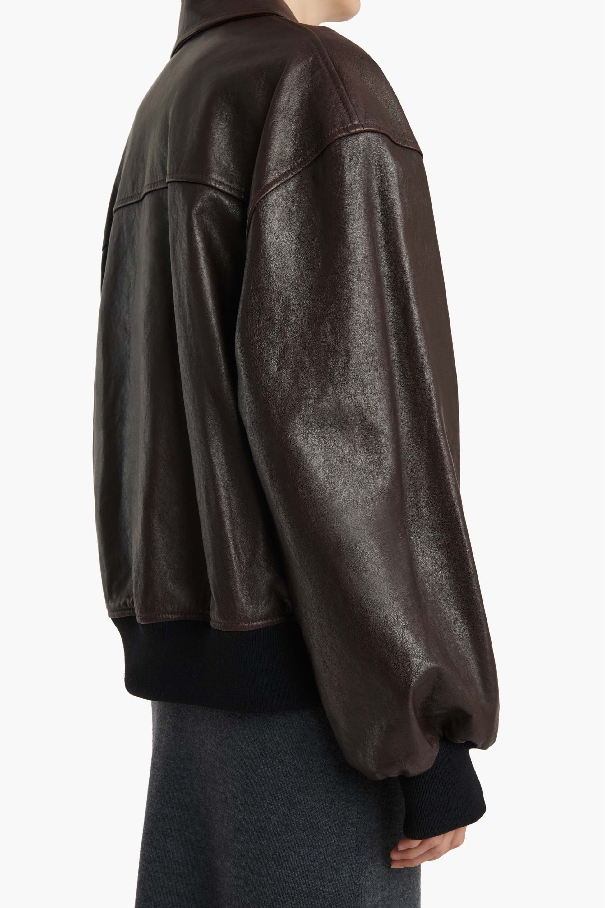 Lederjacke Shelman in Dark BrownKhaite - Anita Hass