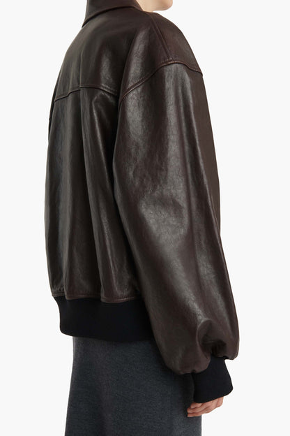 Lederjacke Shelman in Dark BrownKhaite - Anita Hass