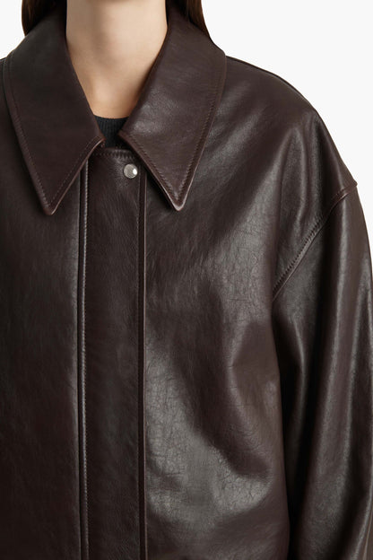 Lederjacke Shelman in Dark BrownKhaite - Anita Hass