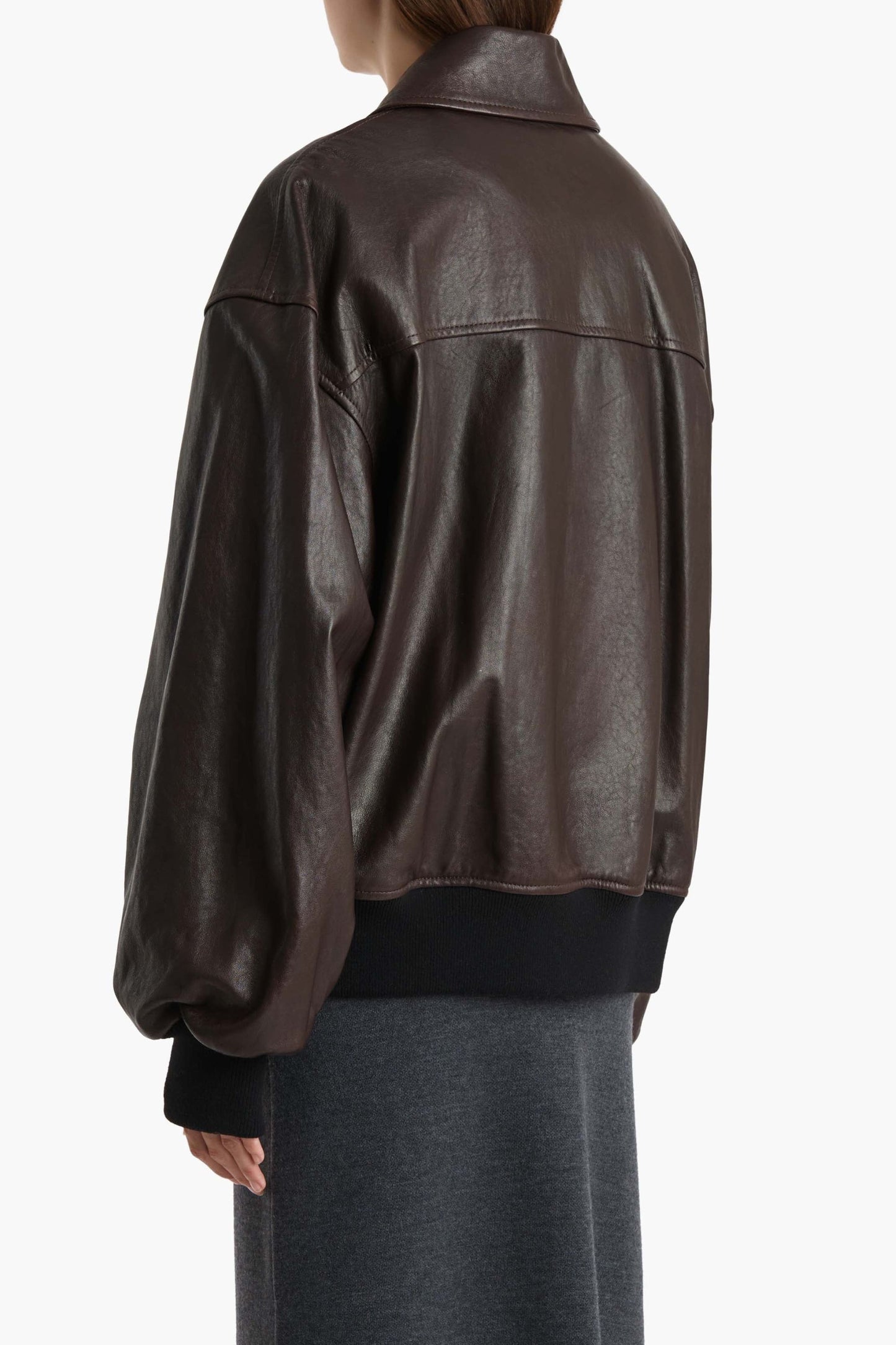 Lederjacke Shelman in Dark BrownKhaite - Anita Hass