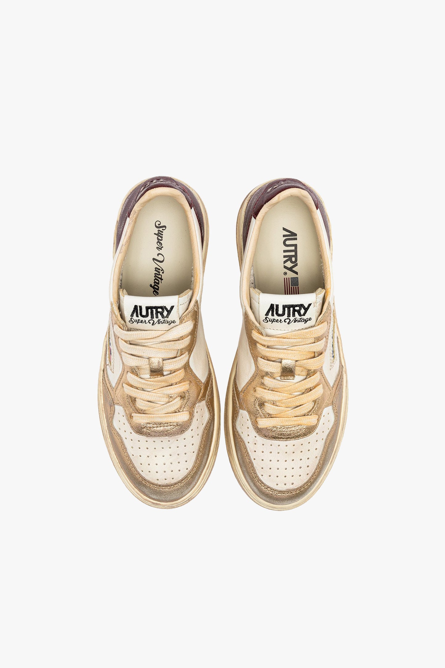 Sneaker Super Vintage in Platinum/VioletAutry - Anita Hass