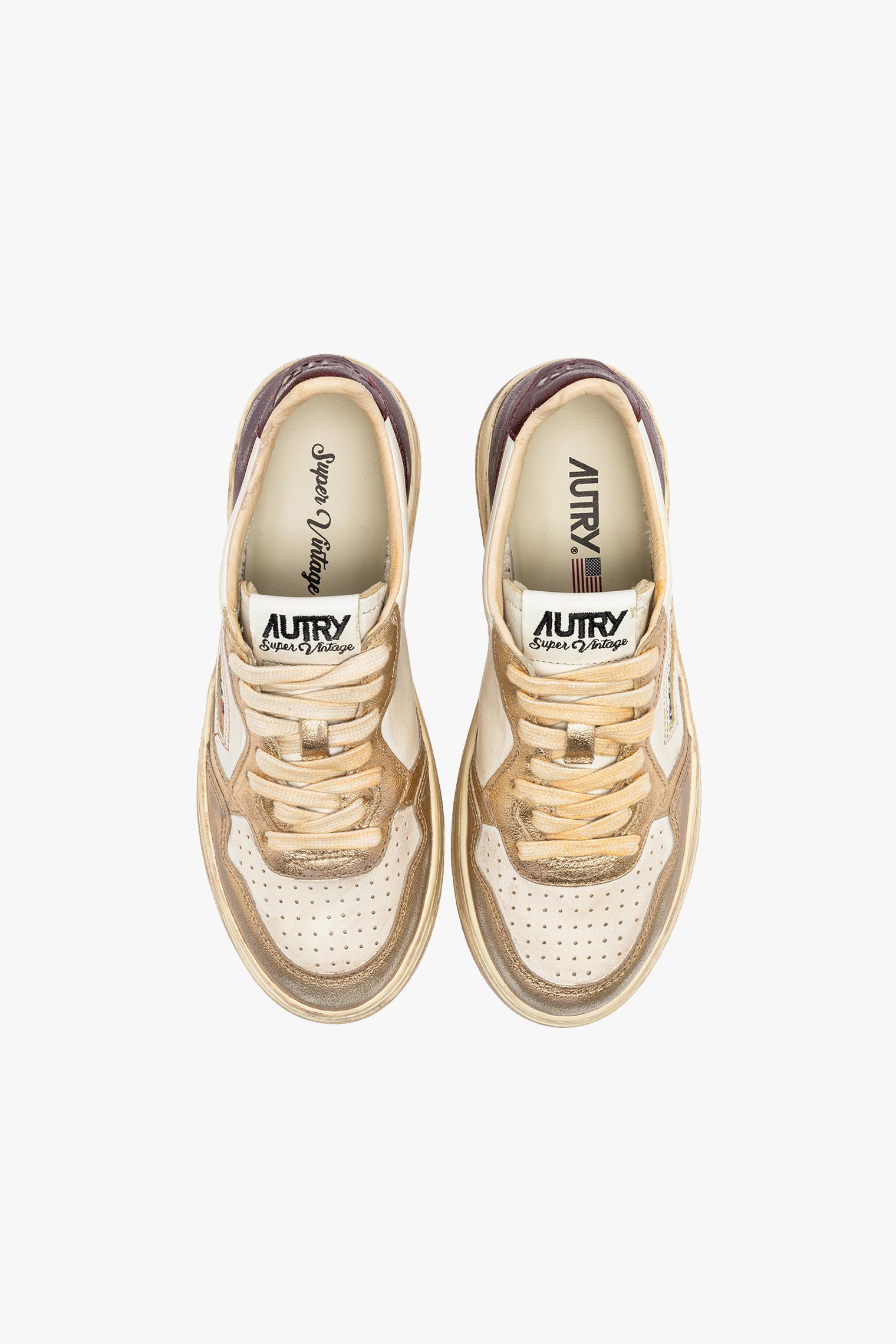 Sneaker Super Vintage in Platinum/VioletAutry - Anita Hass