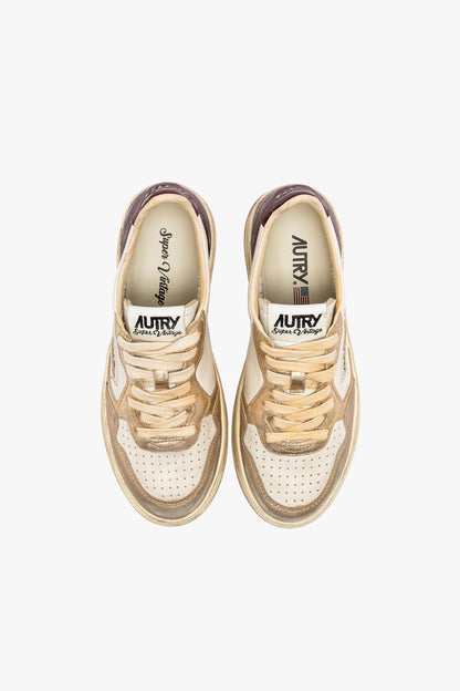 Sneaker Super Vintage in Platinum/VioletAutry - Anita Hass