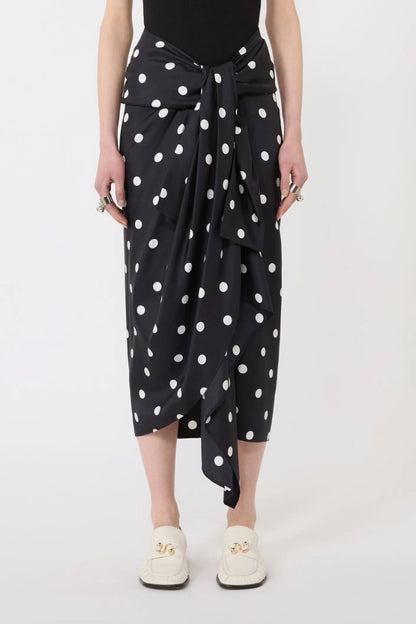 Skirt Gentile in Black Dots