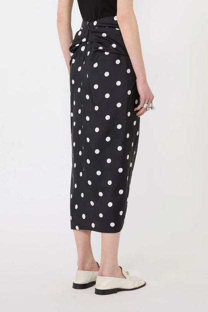 Skirt Gentile in Black Dots