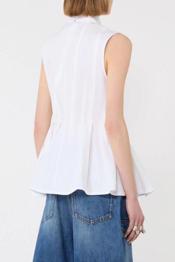Certosa blouse in Optical White
