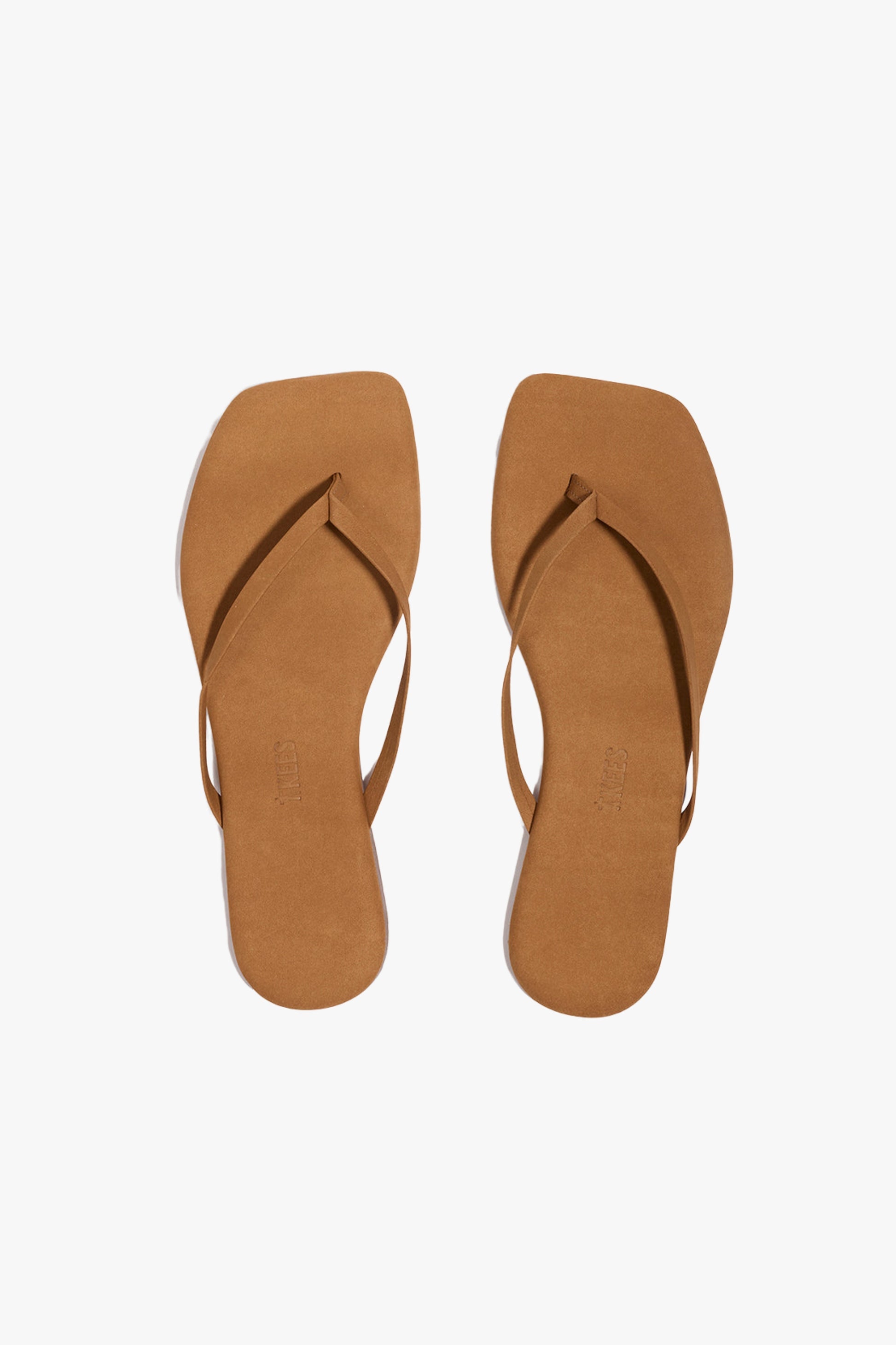 Sandale Lili Square in Suede CamelTKees - Anita Hass