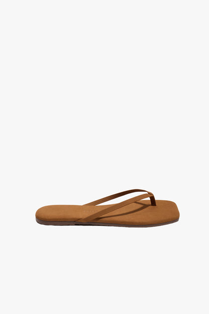 Sandale Lili Square in Suede CamelTKees - Anita Hass