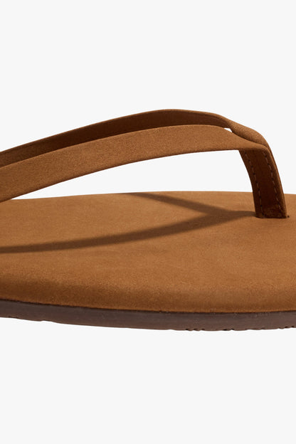Sandale Lili Square in Suede CamelTKees - Anita Hass