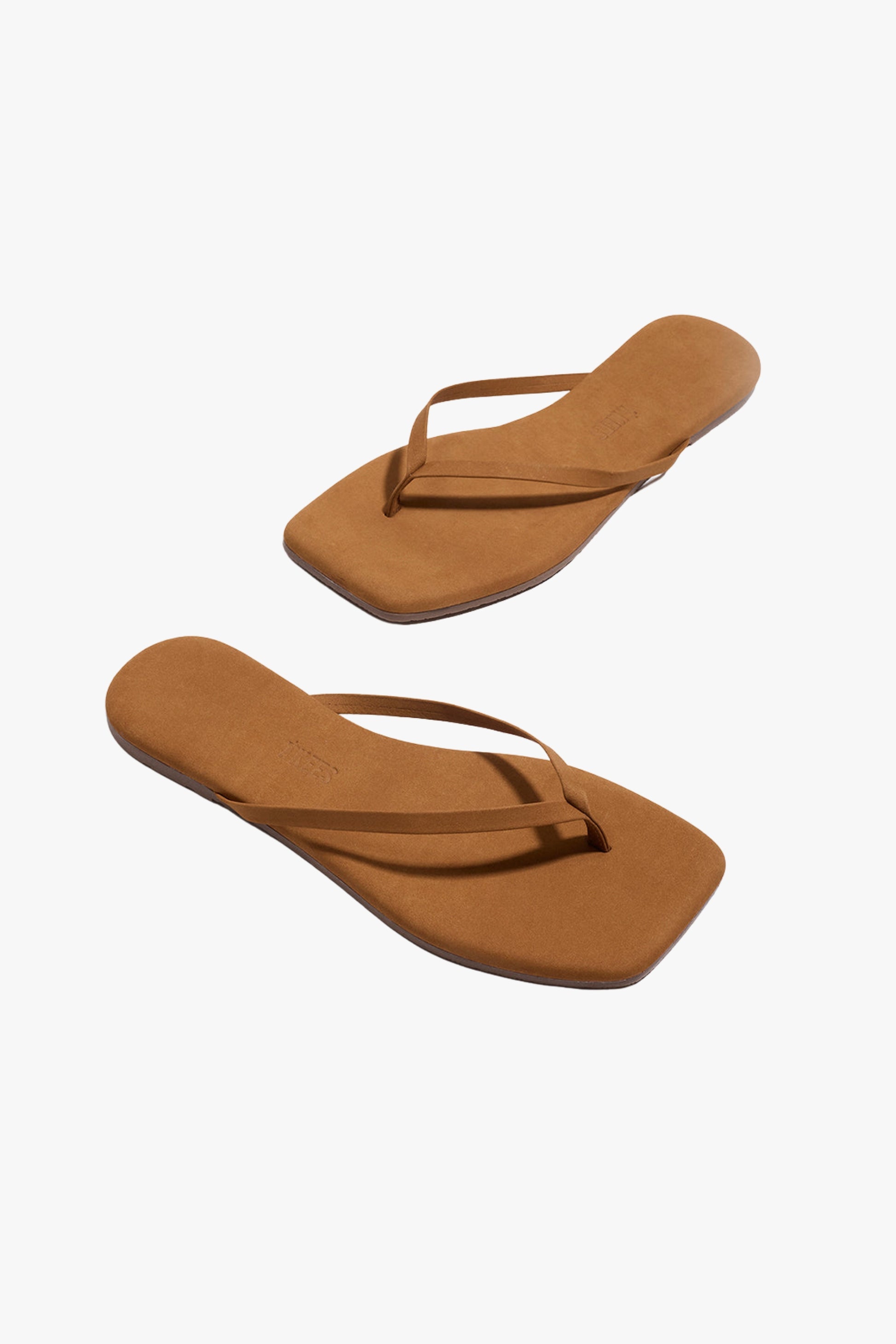 Sandale Lili Square in Suede CamelTKees - Anita Hass