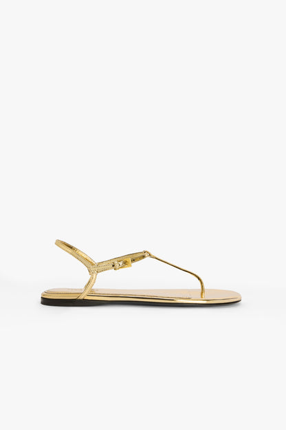 Montecarlo sandal in gold