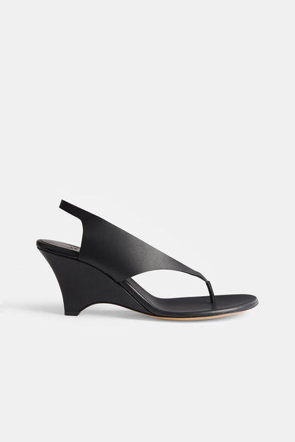 Sandalette Langley Wedge in SchwarzLe Monde Beryl - Anita Hass