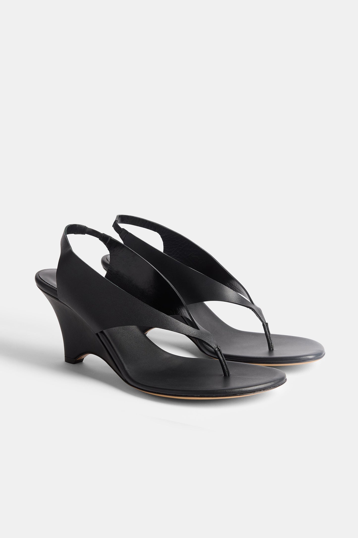 Sandalette Langley Wedge in SchwarzLe Monde Beryl - Anita Hass