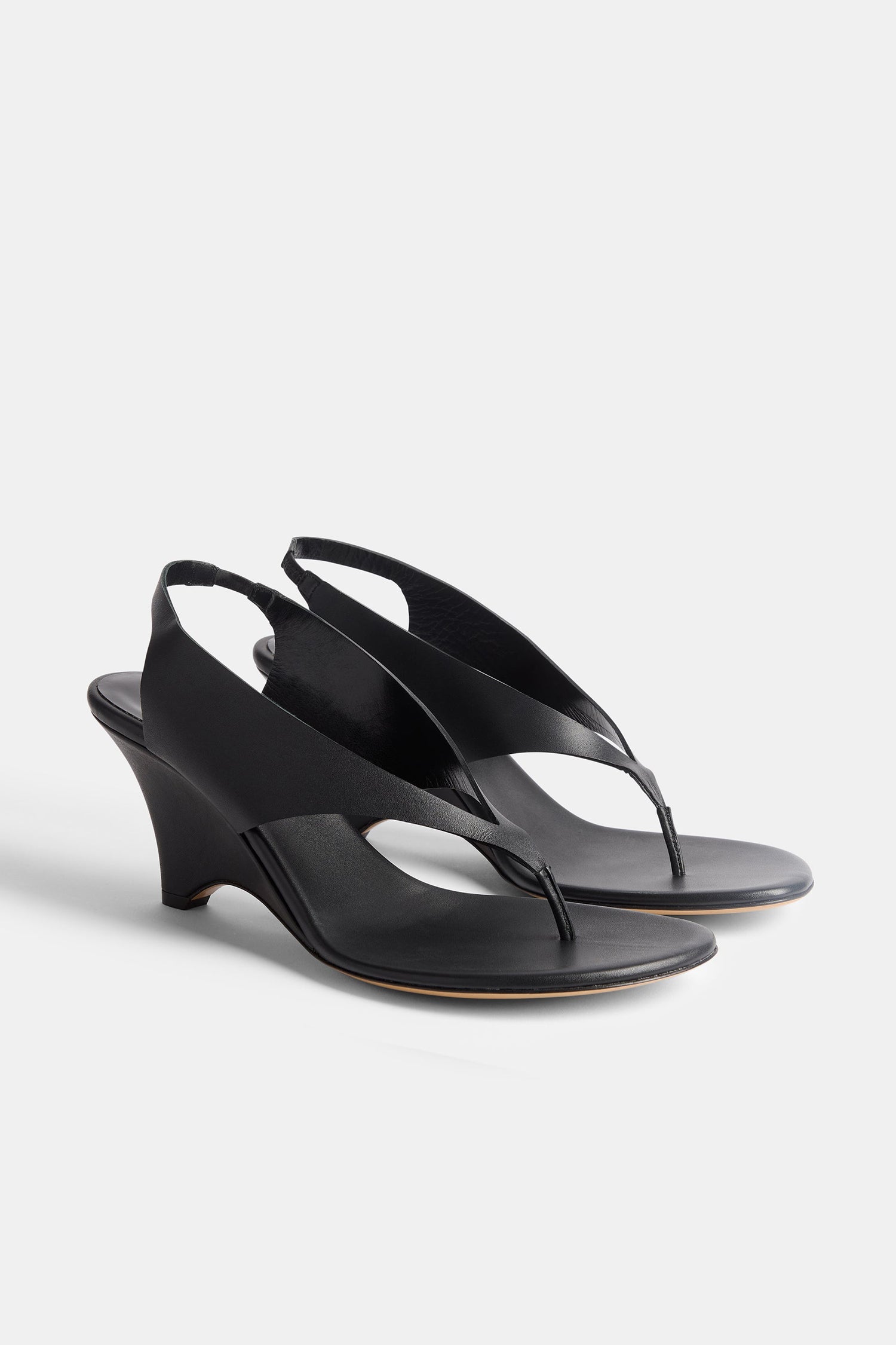 Sandalette Langley Wedge in SchwarzLe Monde Beryl - Anita Hass