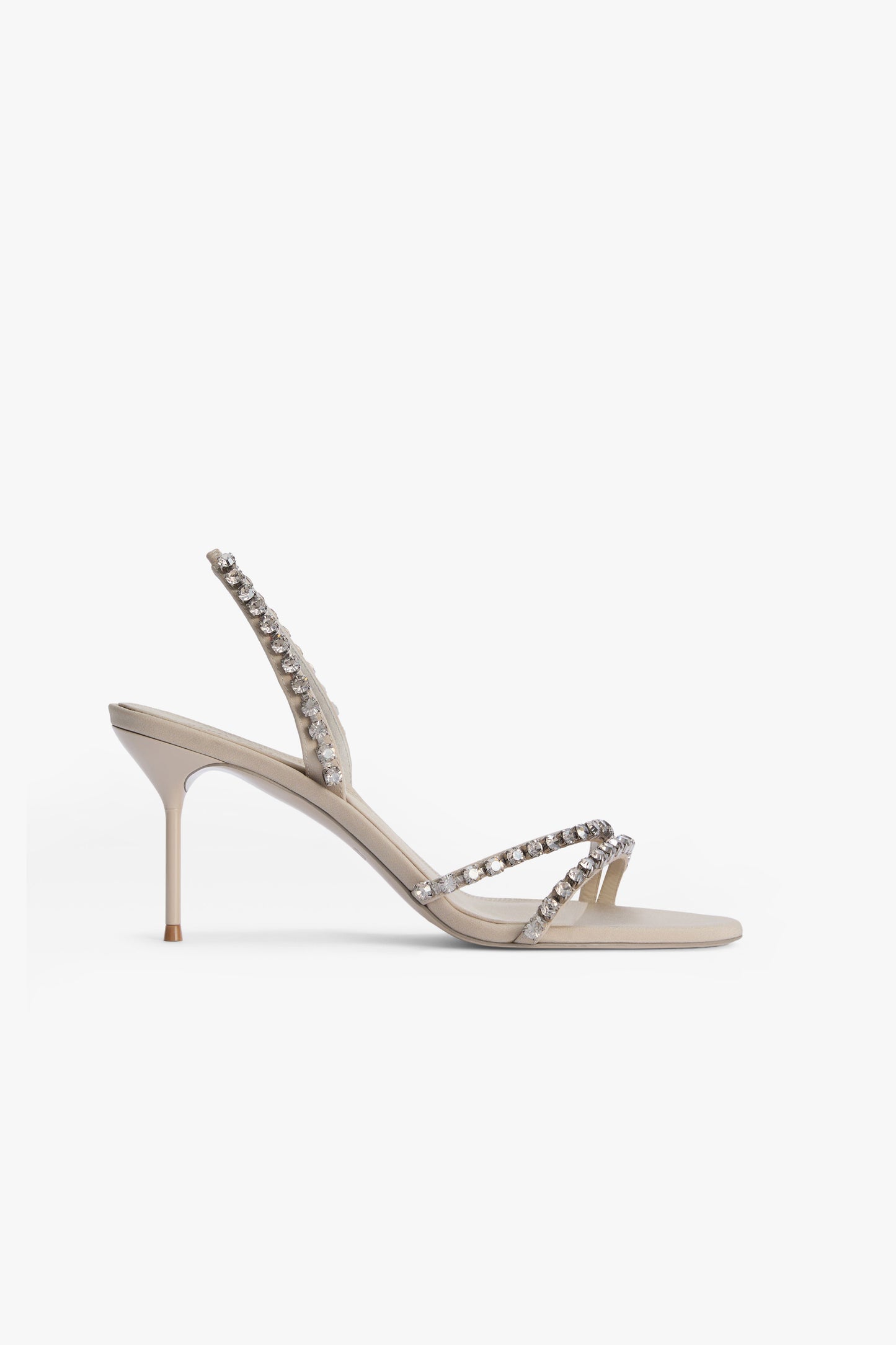 Lidia 70 sandaal in Ebano Grey/Diamond