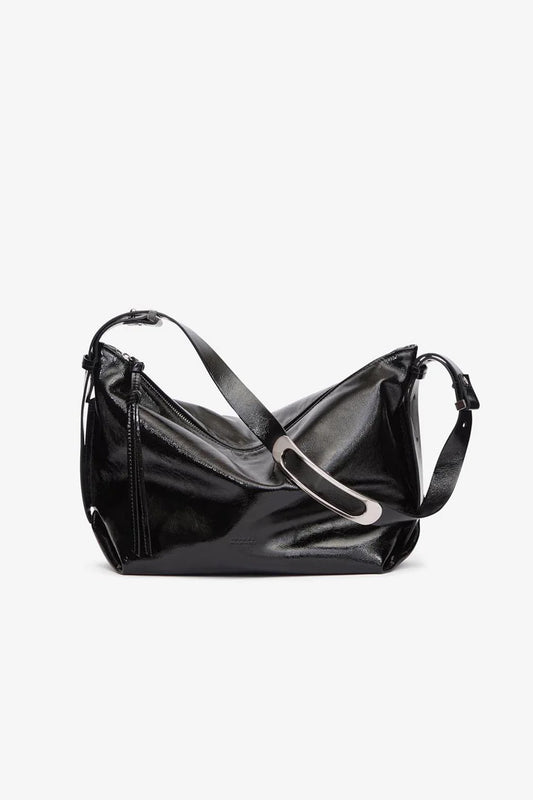 Schultertasche Leyden Glossy in SchwarzIsabel Marant - Anita Hass