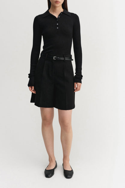 Shorts Blair Crepe in SchwarzAlmada Label - Anita Hass