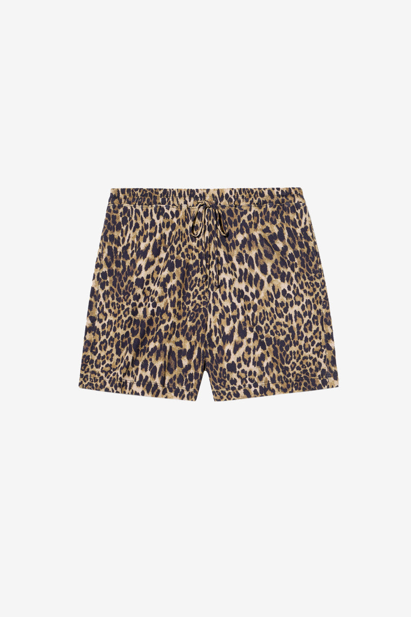 Frances shorts in vintage leopard