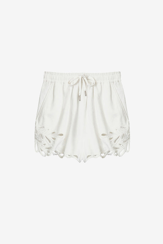 Safa shorts in white