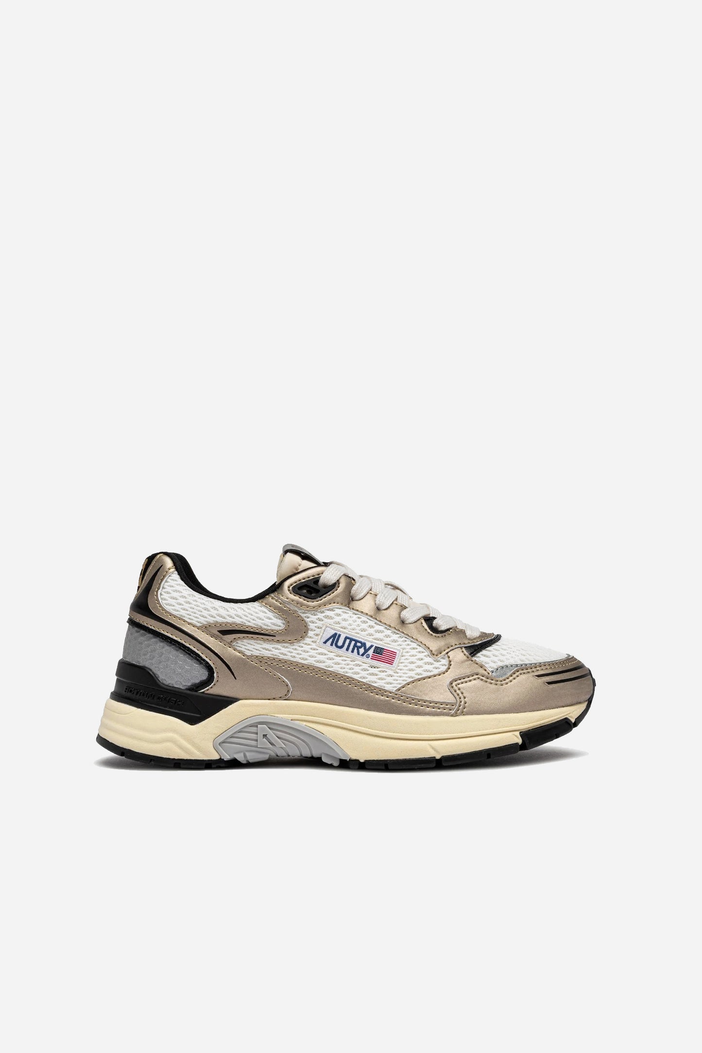 Hyperway Sneakers in Platinum/Black