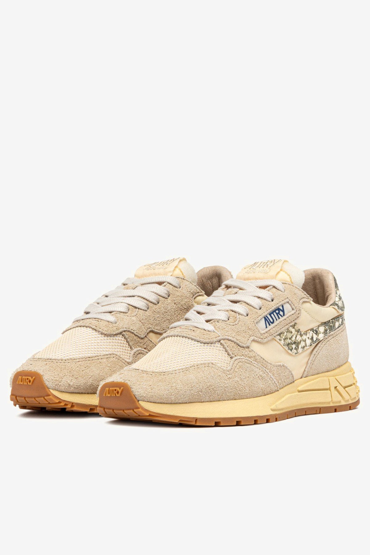 Reelwind sneaker in Suede Ecru/Snake