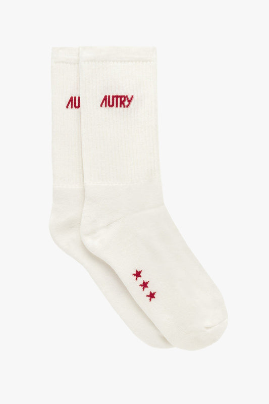 Socken Stars in Cream/RotAutry - Anita Hass