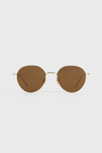 Sonnenbrille The Rounds in GoldToteme - Anita Hass
