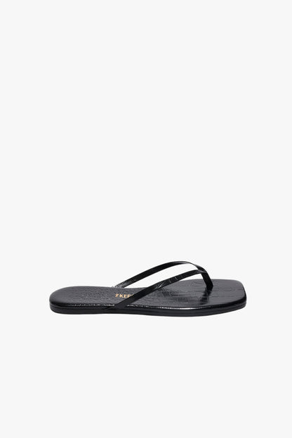 Sandale Lili Square in Croco SableTKees - Anita Hass