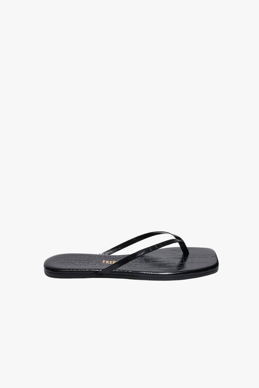 Sandale Lili Square in Croco SableTKees - Anita Hass