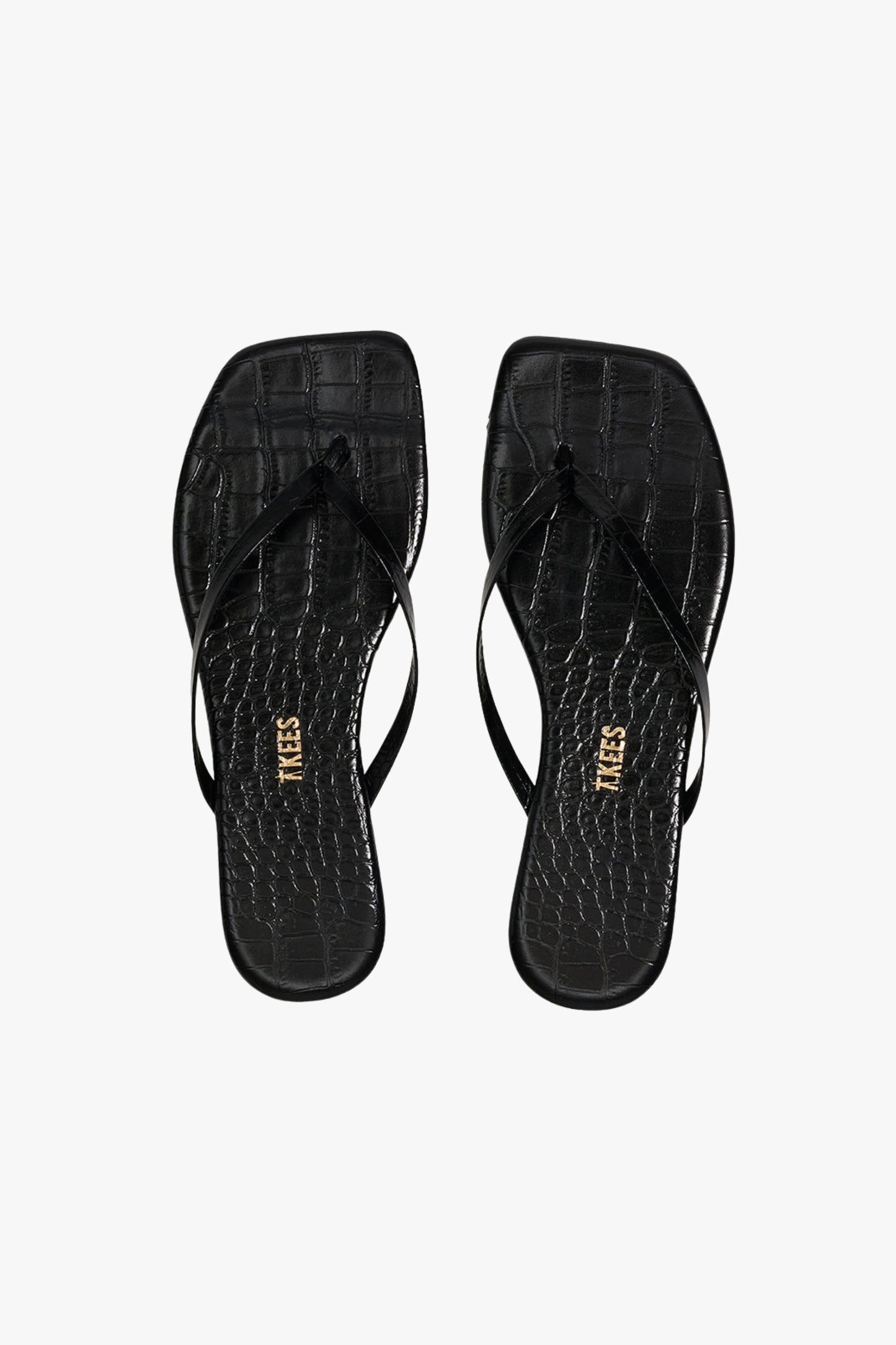 Sandale Lili Square in Croco SableTKees - Anita Hass