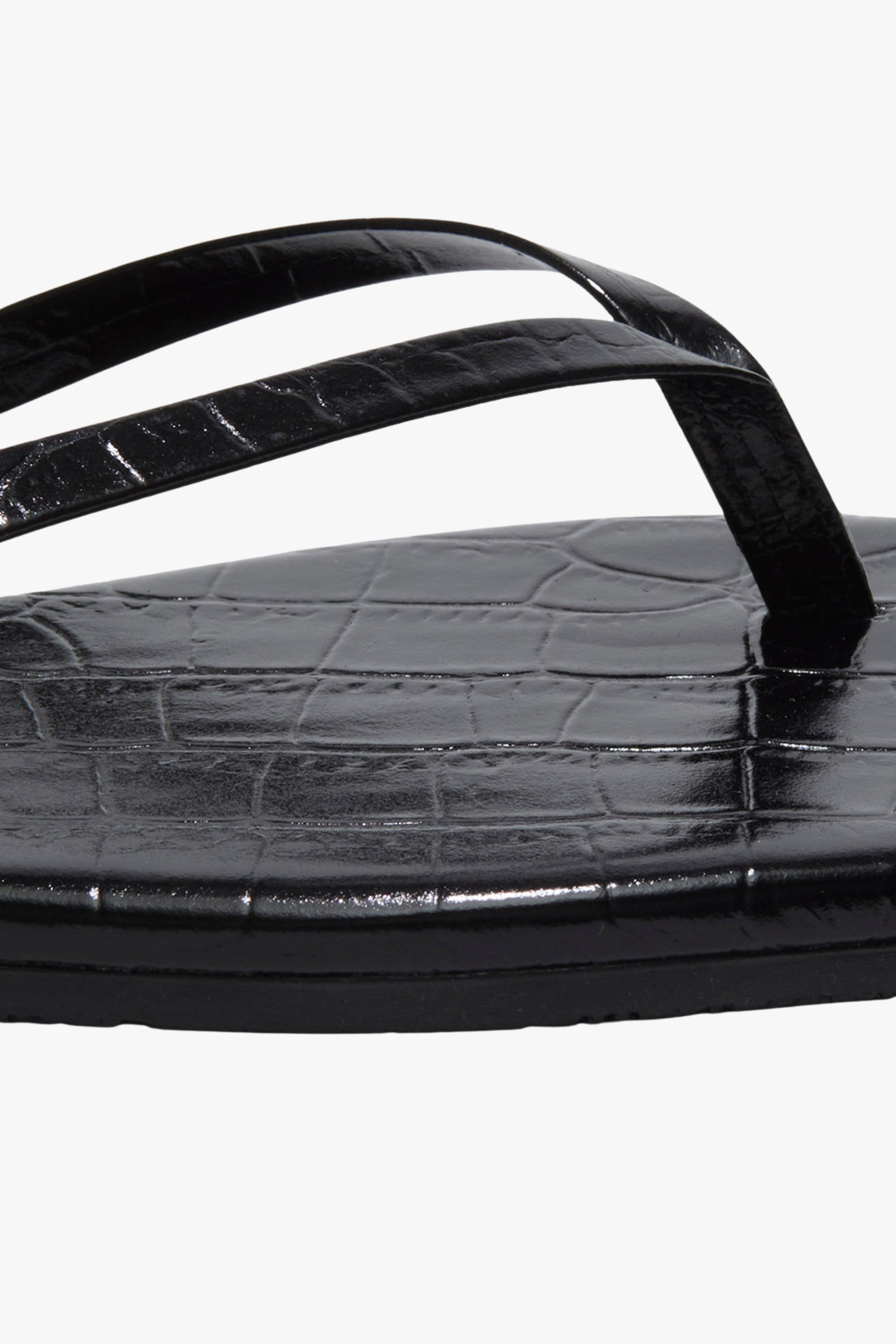 Sandale Lili Square in Croco SableTKees - Anita Hass