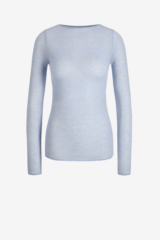 Strickshirt Sheer Touch in HellblauAnita Hass - Anita Hass