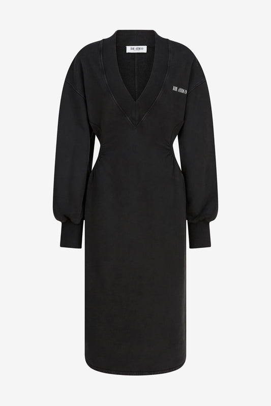 Sweatkleid Iconic in Faded BlackThe Attico - Anita Hass