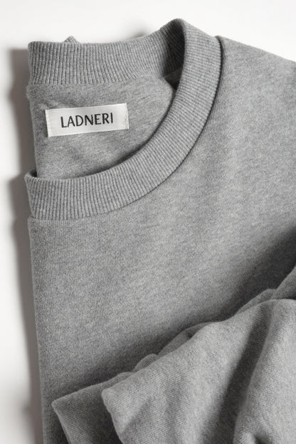 Sweatshirt Nick in Grey Melange