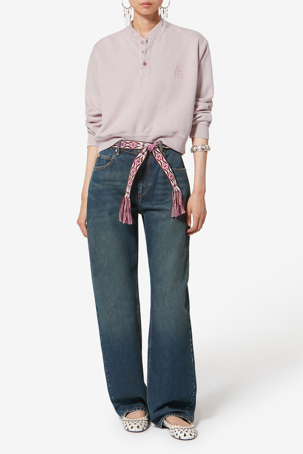 Simony sweatshirt in light pink