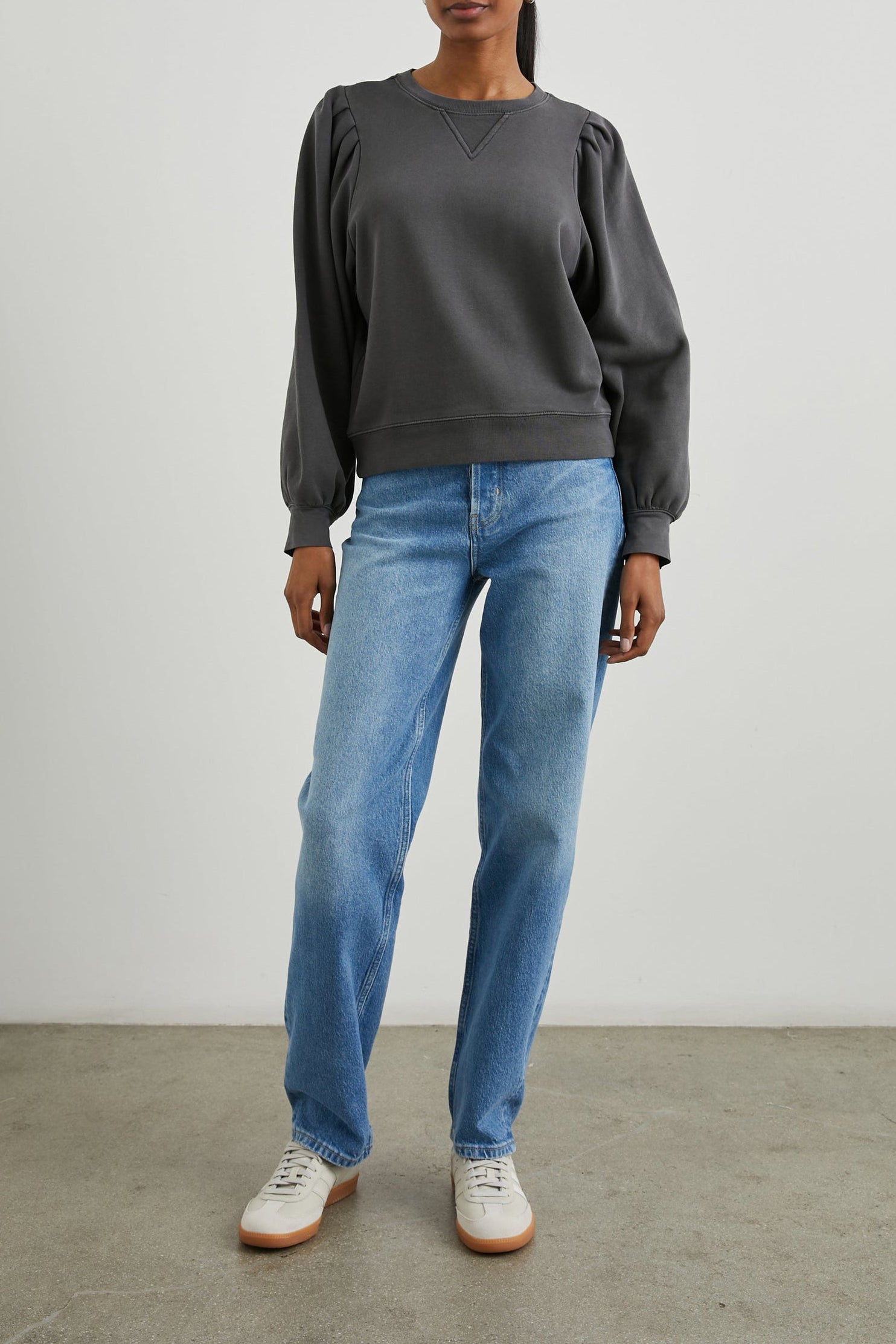 Sweatshirt Tiffany in CharcoalRails - Anita Hass