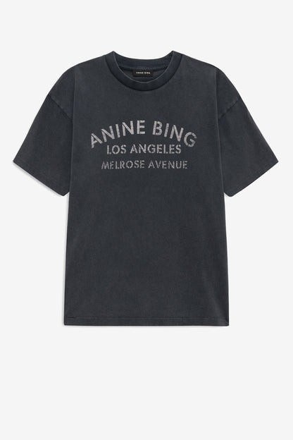 T-Shirt Cade Melrose in Washed GreyAnine Bing - Anita Hass