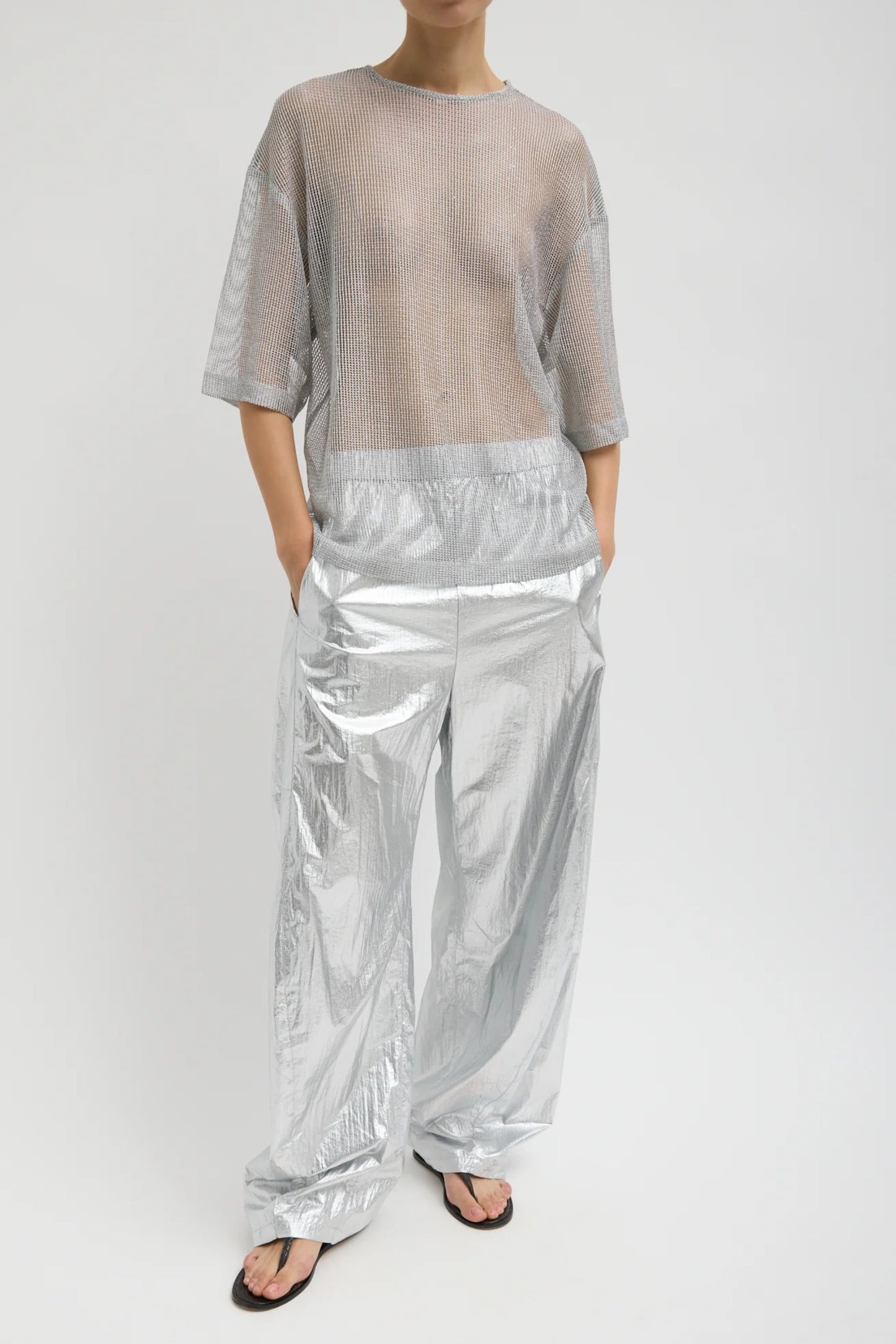 T-Shirt Mesh Easy in SilberTibi - Anita Hass