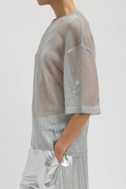 T-Shirt Mesh Easy in SilberTibi - Anita Hass
