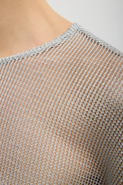 T-Shirt Mesh Easy in SilberTibi - Anita Hass