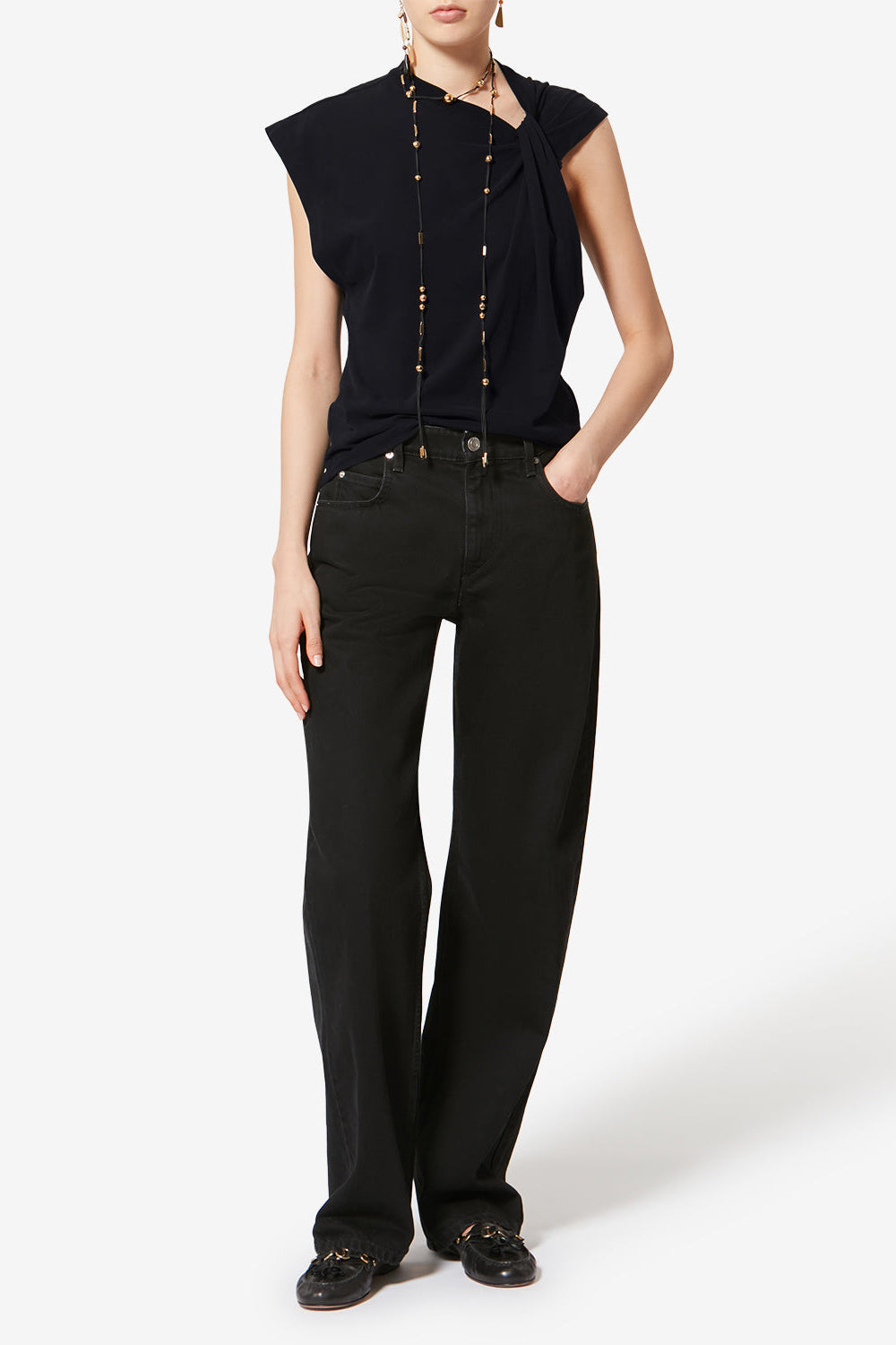 T-shirt Nayda in black