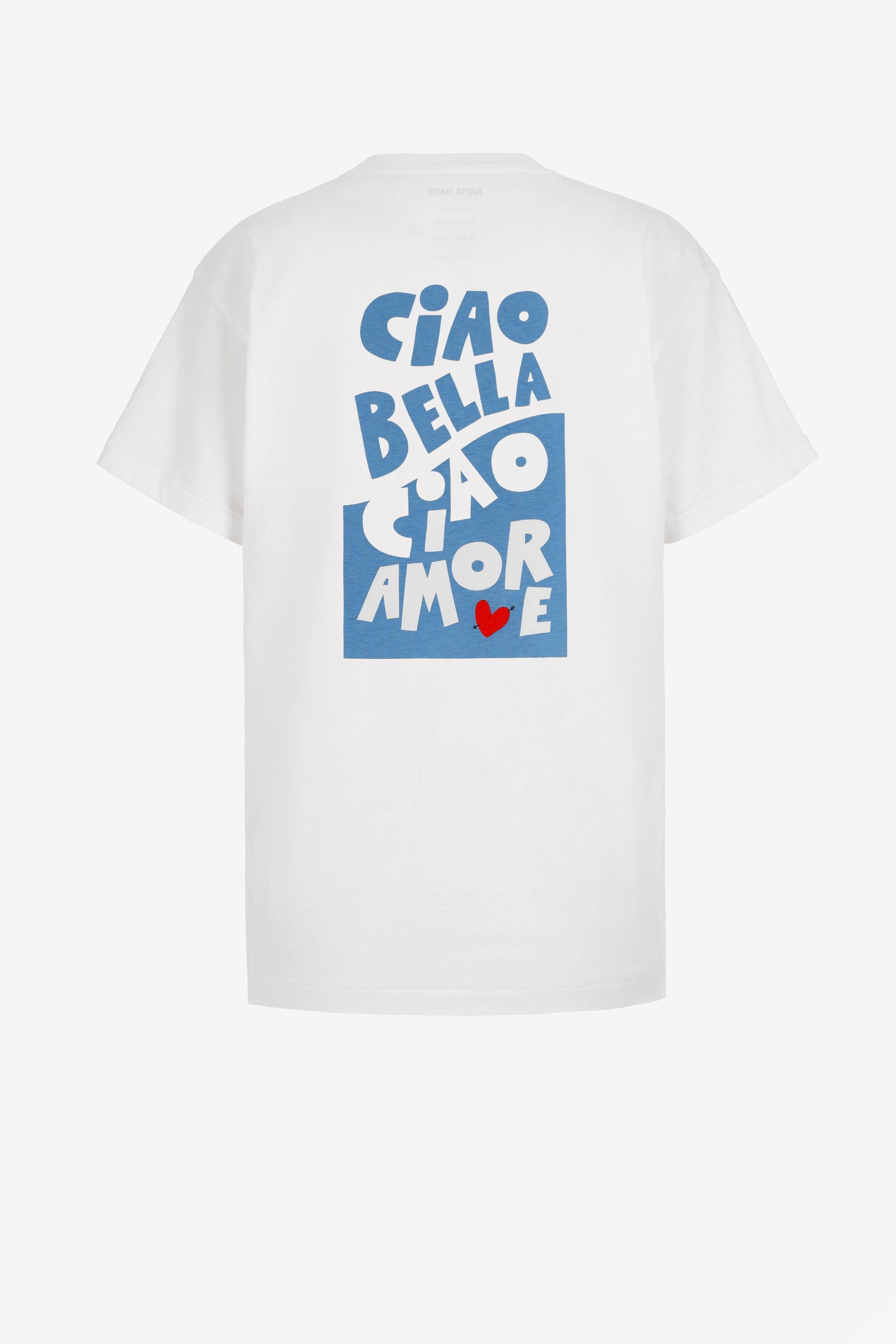 Abbigliamento T Shirt Con Scritta Ciao Amore Maglietta 'Ciao Amore