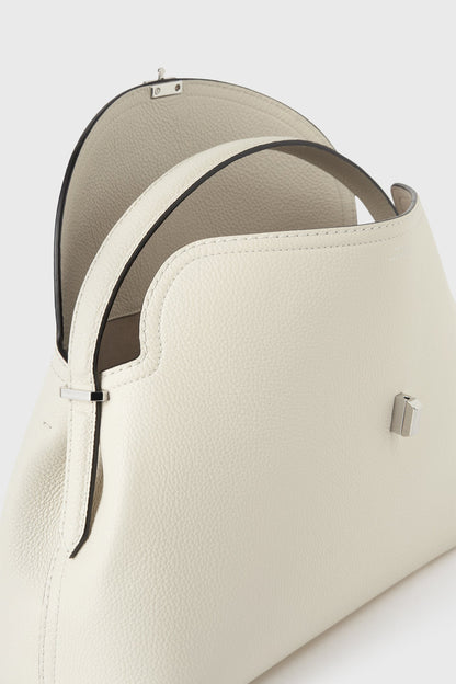 Tasche T-Lock Pebbled in MilkToteme - Anita Hass