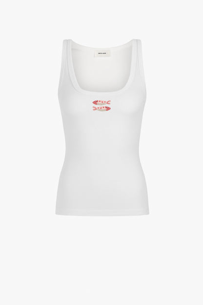 Tank Top Pearl Fish in WeißAnita Hass - Anita Hass